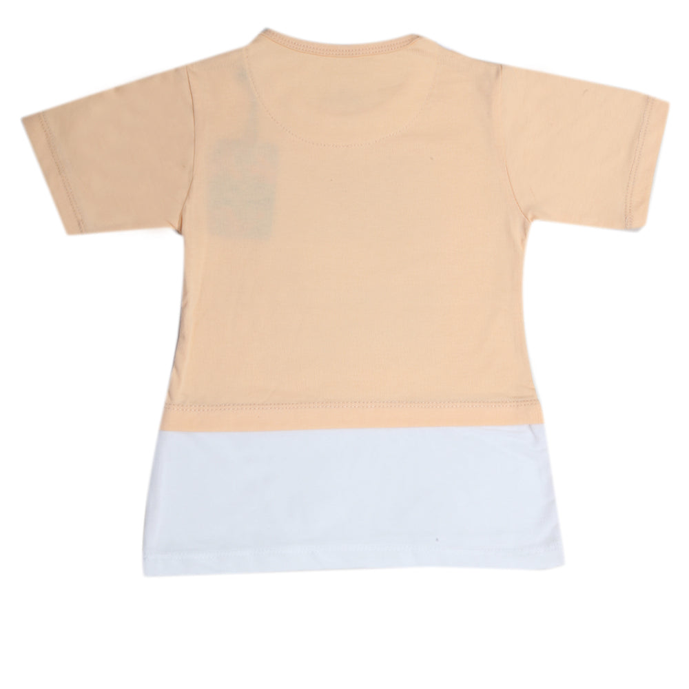 Eminent Girls Printed T-Shirt - Peach, Kids, Girls T-Shirts, Eminent, Chase Value