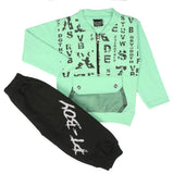 Boys Full Sleeves Suit - Cyan, Boys Sets & Suits, Chase Value, Chase Value