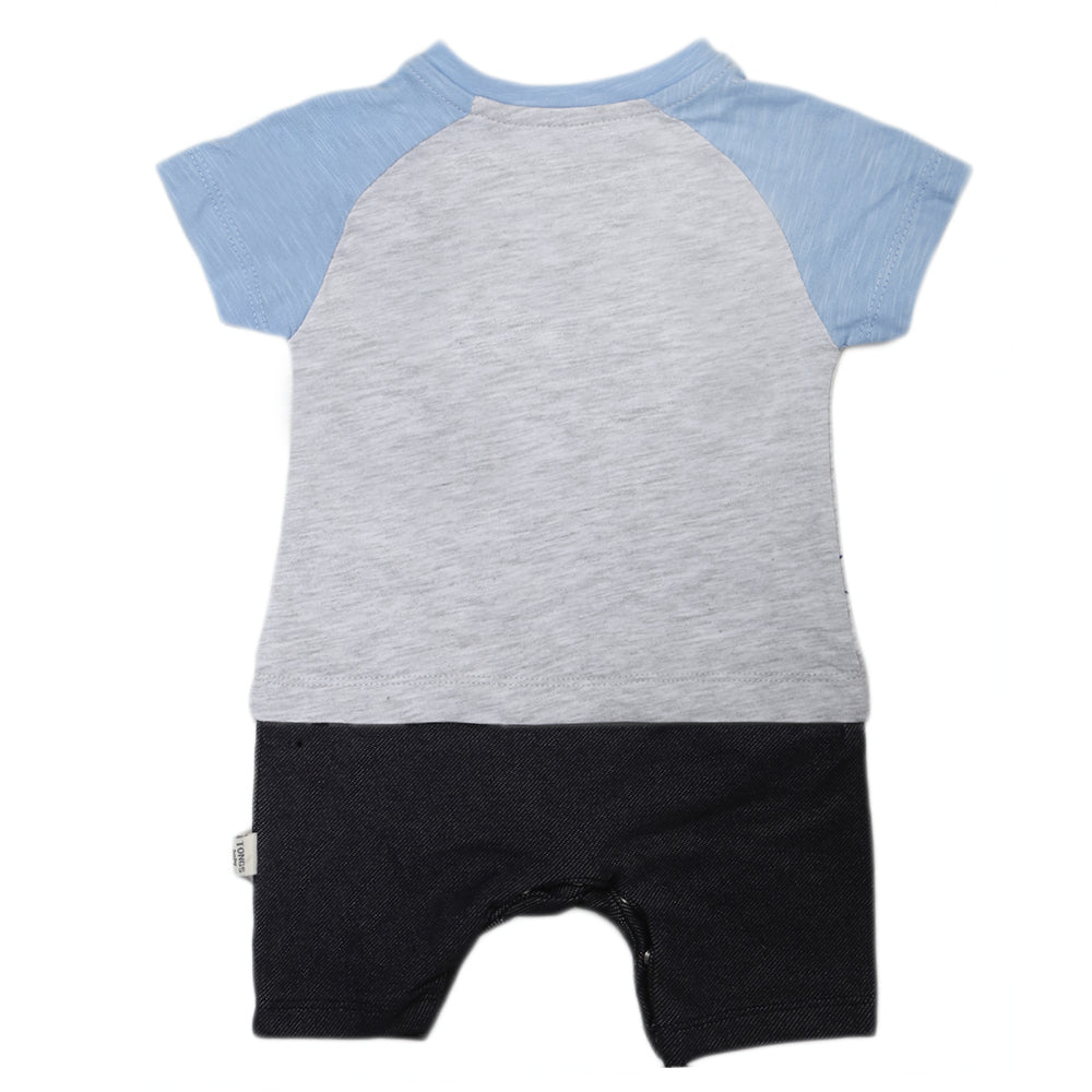 Newborn Boys Half Sleeves Romper - Blue, Kids, Newborn Boys Rompers, Chase Value, Chase Value