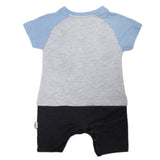 Newborn Boys Half Sleeves Romper - Blue, Kids, Newborn Boys Rompers, Chase Value, Chase Value