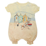 Newborn Girls Half Sleeves Romper - Yellow, Kids, Newborn Girls Rompers, Chase Value, Chase Value