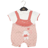 Newborn Girls Romper - Peach, Newborn Girls Rompers, Chase Value, Chase Value