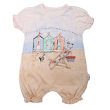 Newborn Girls Half Sleeves Romper - Light Pink, Kids, Newborn Girls Rompers, Chase Value, Chase Value