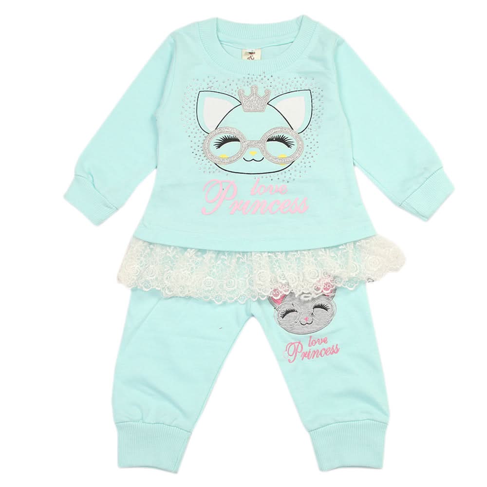 Newborn Girls Pajama Suit - Light Blue, Newborn Girls Sets & Suits, Chase Value, Chase Value