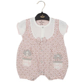Newborn Girls Romper - Peach, Newborn Girls Rompers, Chase Value, Chase Value