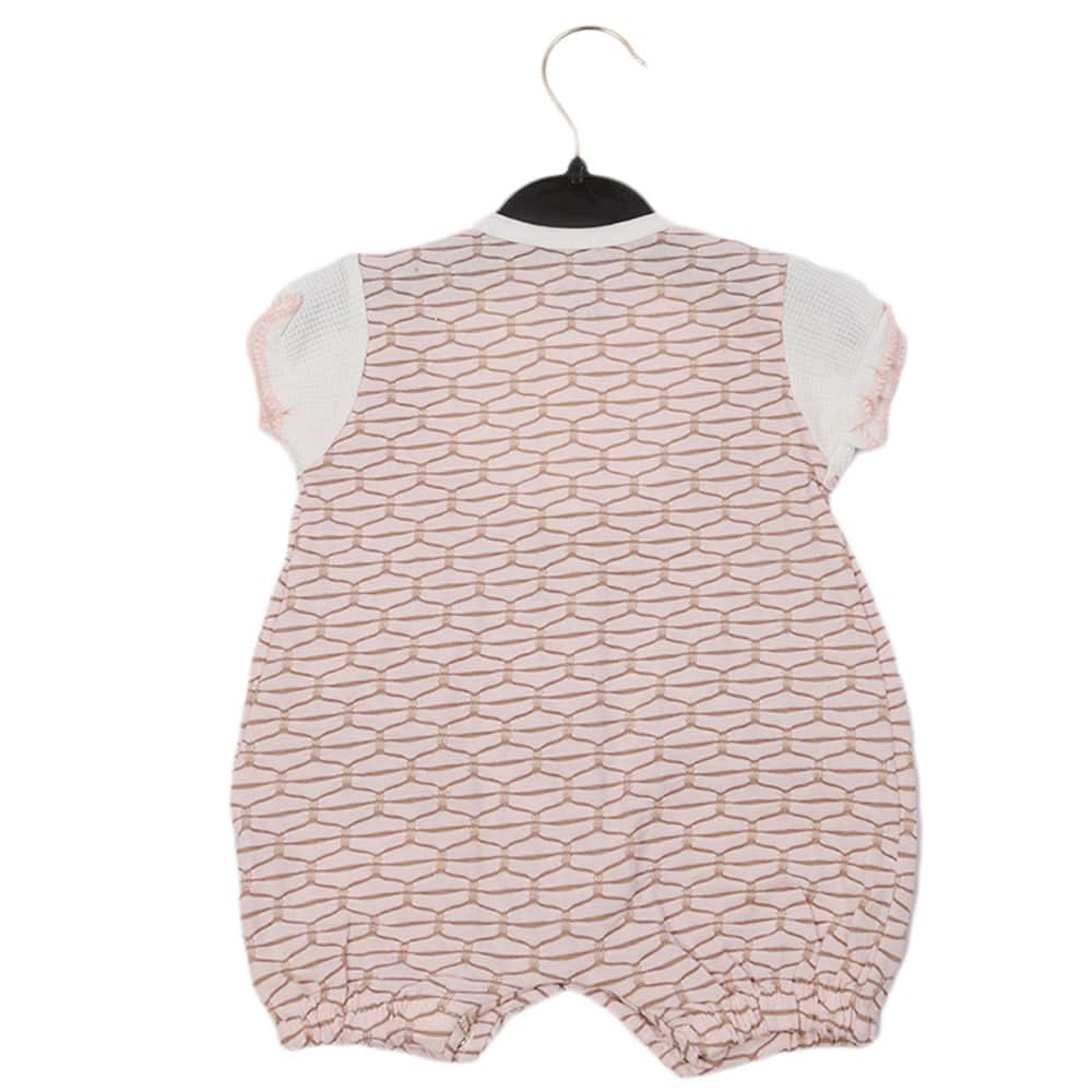 Newborn Girls Romper - Peach, Newborn Girls Rompers, Chase Value, Chase Value