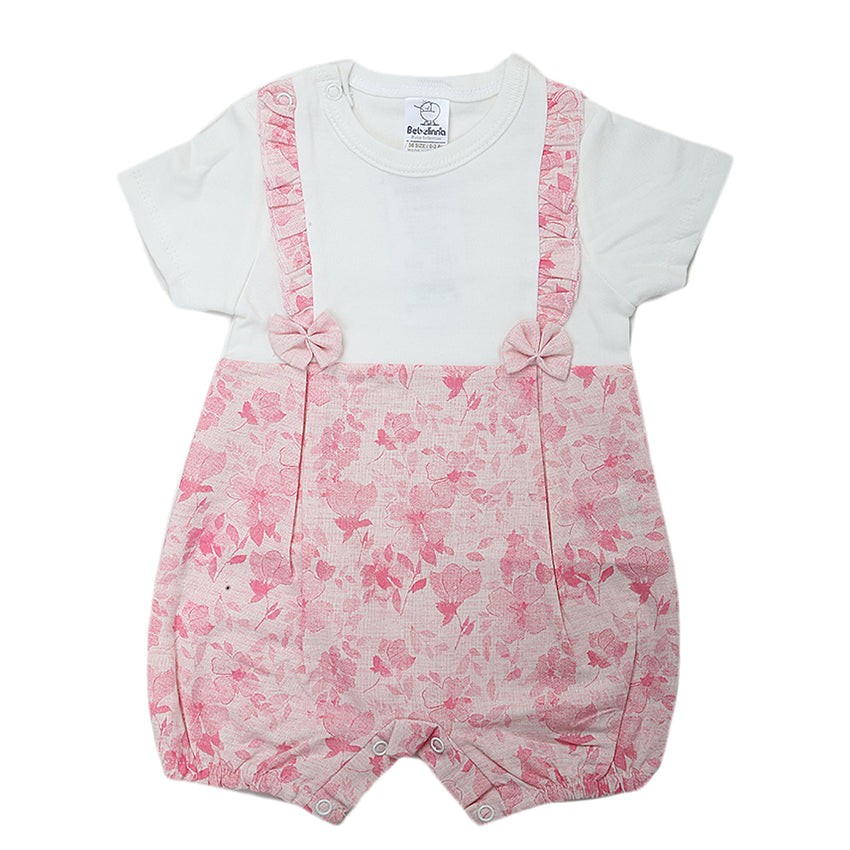 Newborn Girls Romper 13053  F20 - Pink, Kids, NB Girls Rompers, Chase Value, Chase Value
