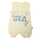 Newborn Girls Half Sleeves Romper - Yellow, Kids, Newborn Girls Rompers, Chase Value, Chase Value