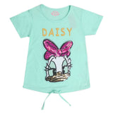 Girls Half Sleeves T-Shirts - Cyan, Kids, Girls T-Shirts, Chase Value, Chase Value