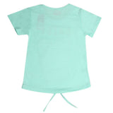 Girls Half Sleeves T-Shirts - Cyan, Kids, Girls T-Shirts, Chase Value, Chase Value