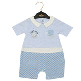 Newborn Boys Romper - Light Blue, Newborn Boys Rompers, Chase Value, Chase Value