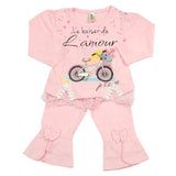 Newborn Girls Pajama Suit - Pink, Newborn Girls Sets & Suits, Chase Value, Chase Value