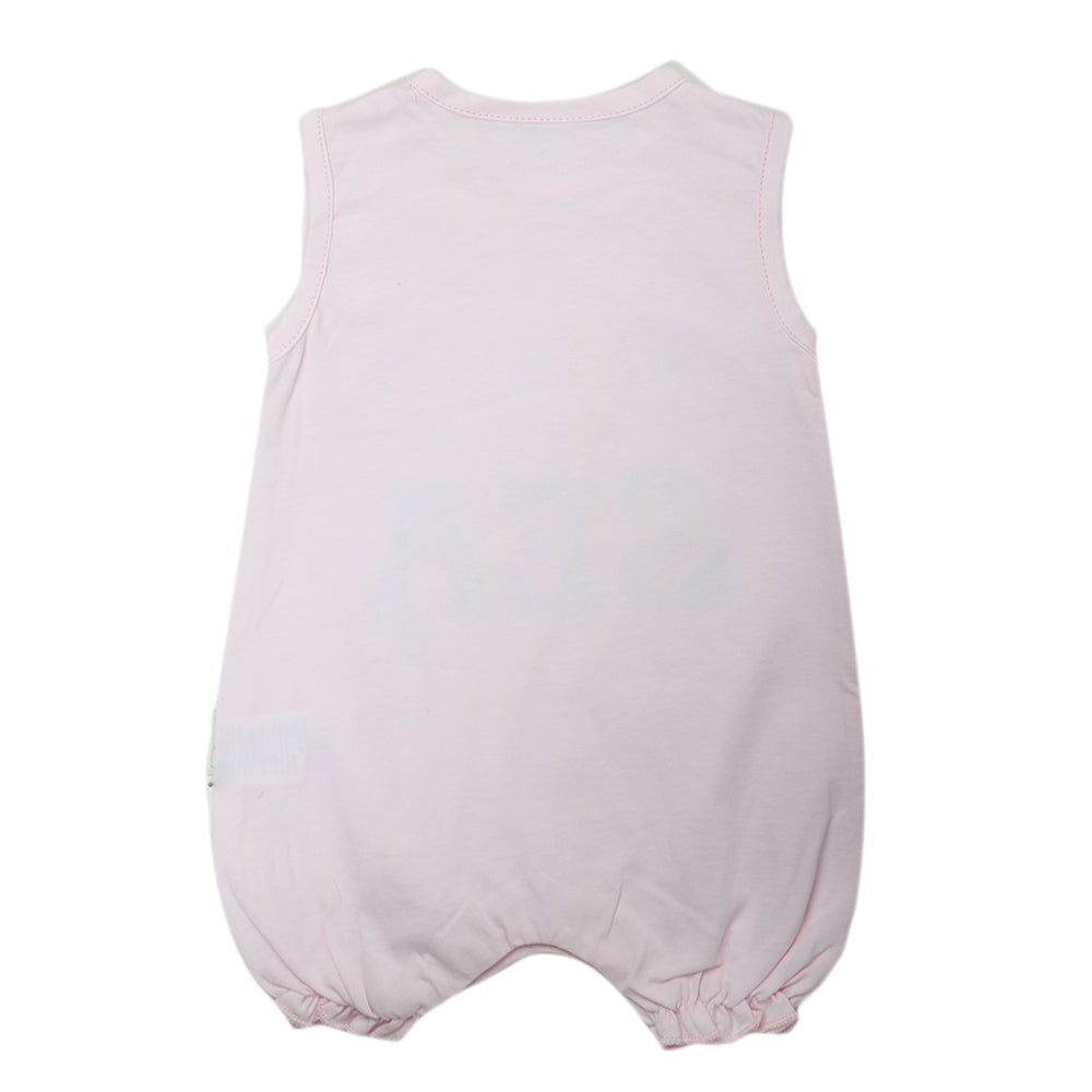 Newborn Girls Half Sleeves Romper - Light Pink, Kids, Newborn Girls Rompers, Chase Value, Chase Value