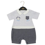 Newborn Boys Romper - Navy Blue, Newborn Boys Rompers, Chase Value, Chase Value