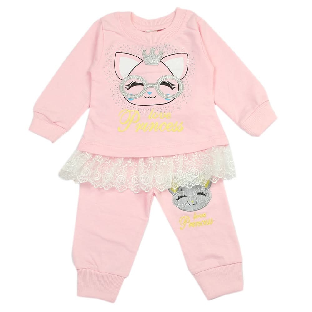 Newborn Girls Pajama Suit - Pink, Newborn Girls Sets & Suits, Chase Value, Chase Value