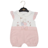 Newborn Girls Romper - Light Pink, Newborn Girls Rompers, Chase Value, Chase Value