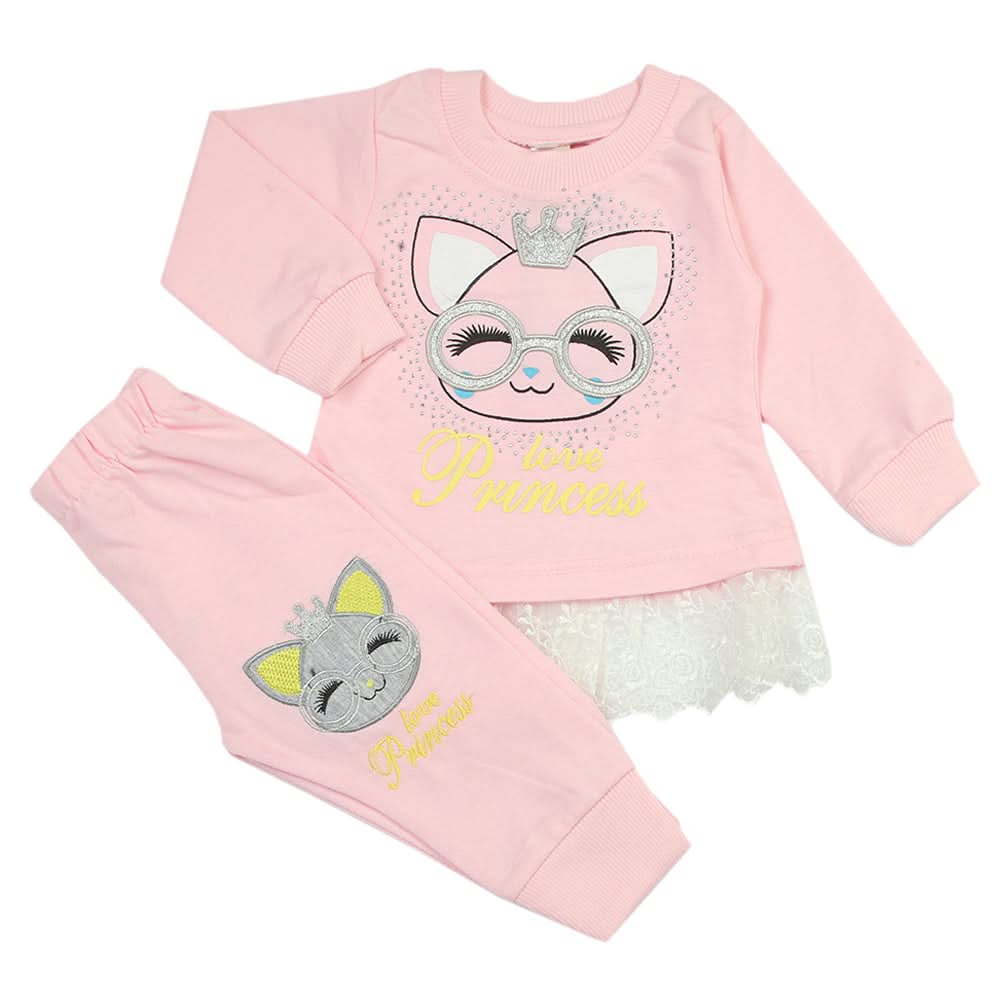 Newborn Girls Pajama Suit - Pink, Newborn Girls Sets & Suits, Chase Value, Chase Value