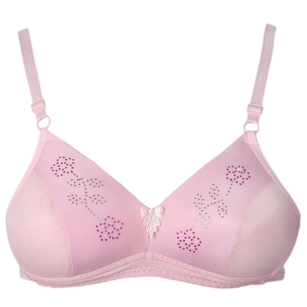 Women's Foam Bra - Light Pink, Women Bras, Chase Value, Chase Value