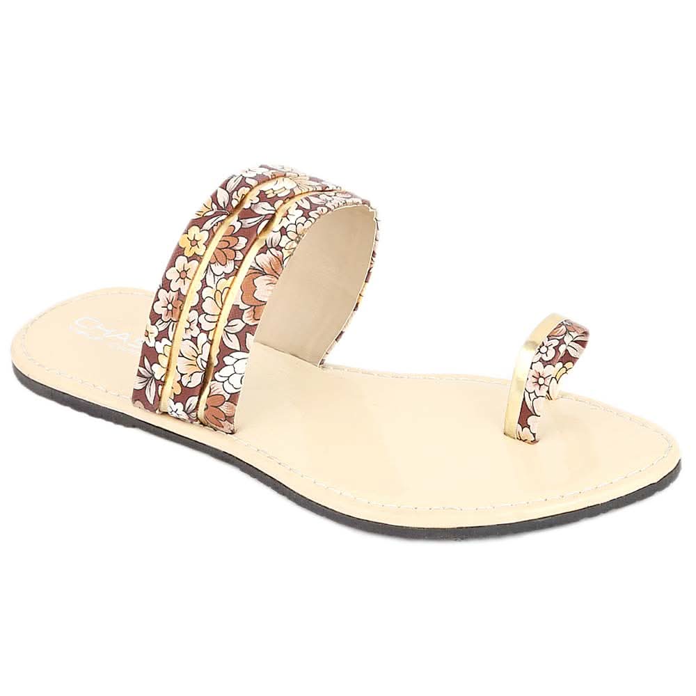 Women's Slipper (602) - Brown, Women, Slippers, Chase Value, Chase Value