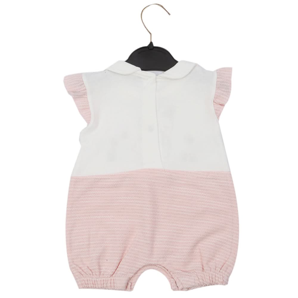 Newborn Girls Romper - Light Pink, Newborn Girls Rompers, Chase Value, Chase Value