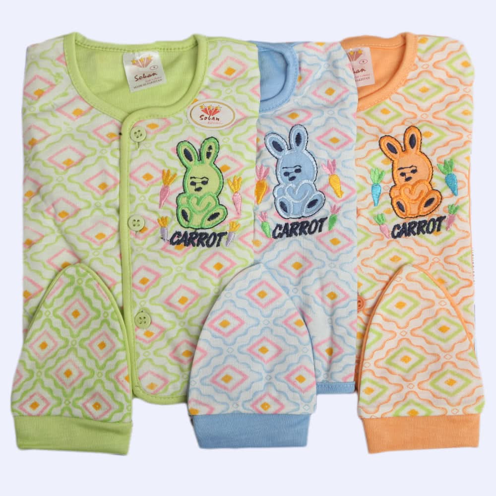 Newborn Jhabla 3 Piece Suit - Multi, Kids, NB Boys Sets And Suits, Chase Value, Chase Value