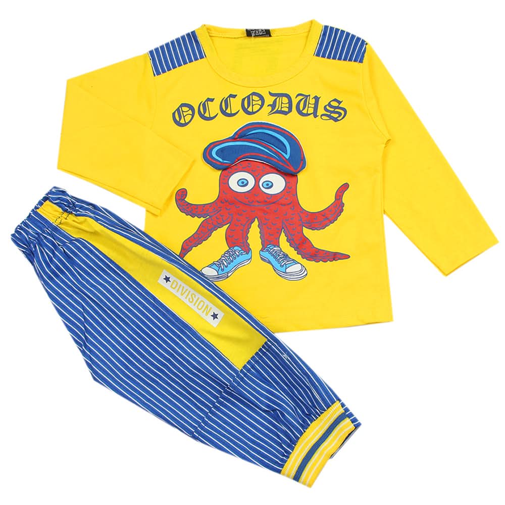 Boys Full Sleeves Suit - Yellow, Boys Sets & Suits, Chase Value, Chase Value