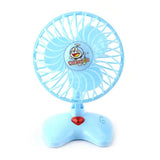 Doraemon Table Fan For Kid's - Light Blue, Kids, Battery Operated Toys, Chase Value, Chase Value