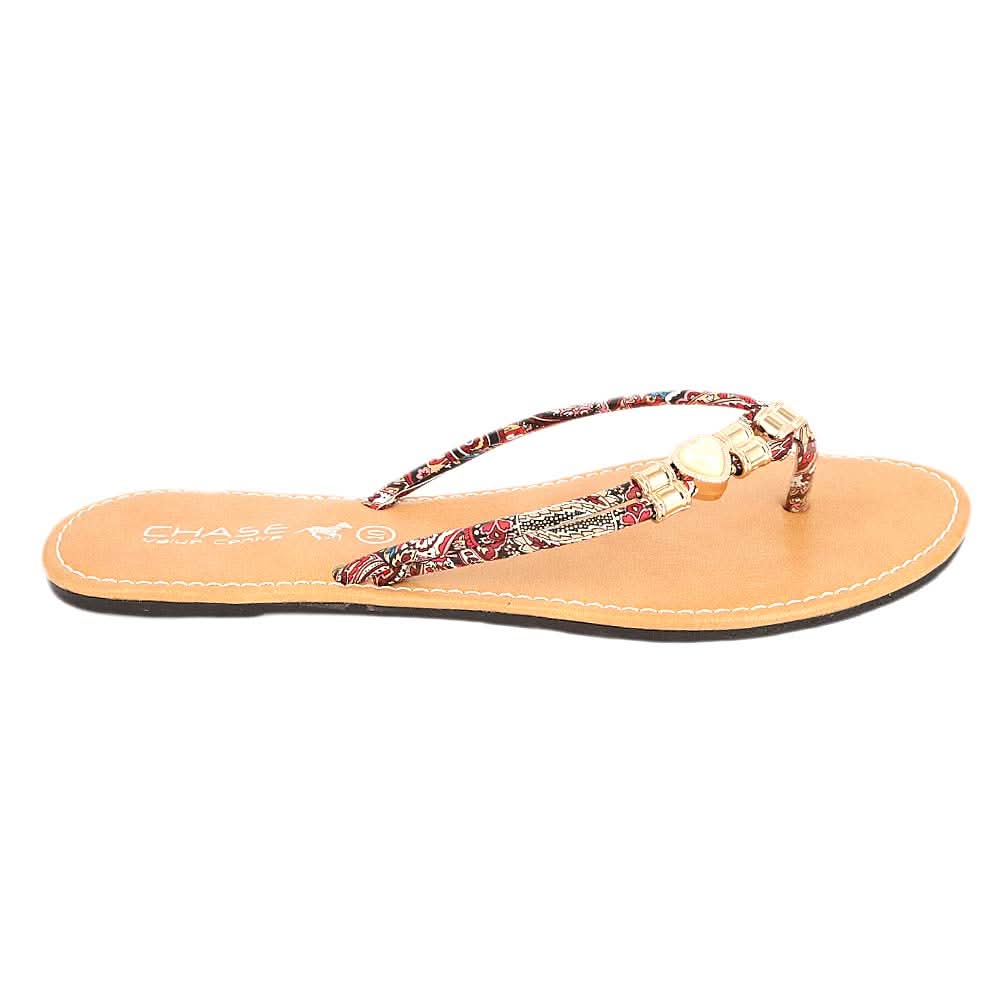 Women's Slipper (KL-024) - Red, Women, Slippers, Chase Value, Chase Value