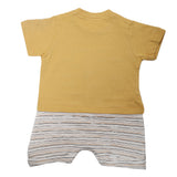 Newborn Boys Half Sleeves Romper - Yellow, Kids, Newborn Boys Rompers, Chase Value, Chase Value