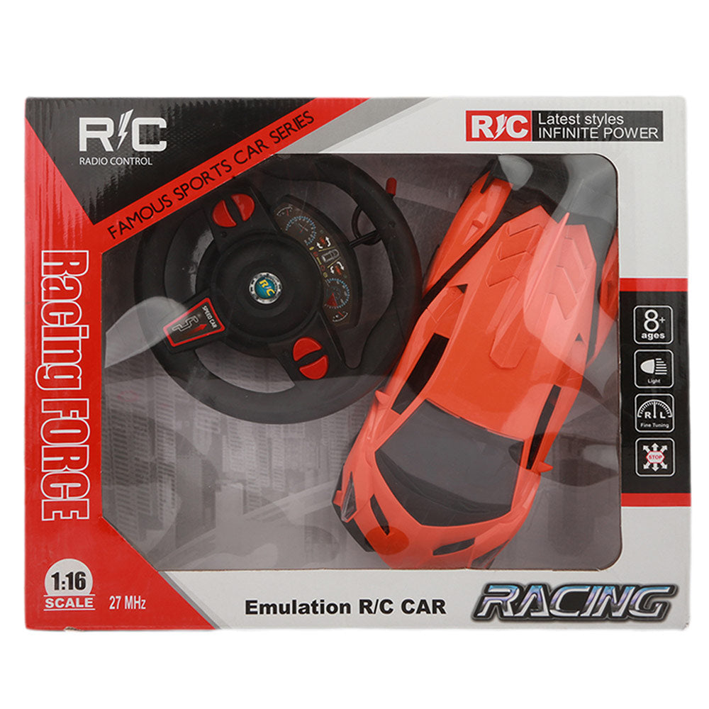 Remote Control Racing Car - Orange, Kids, Remote Control, Chase Value, Chase Value