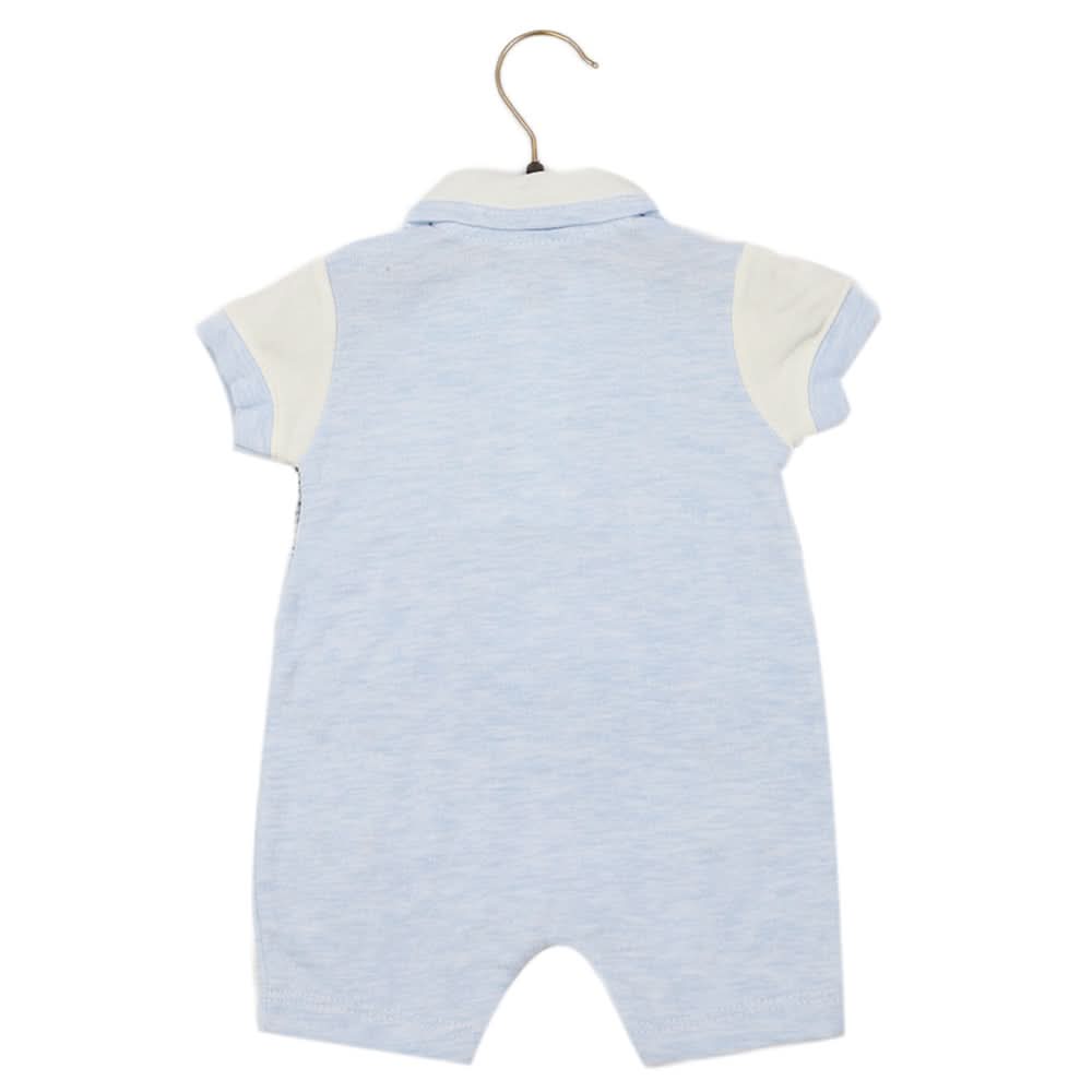 Newborn Boys Romper - Light Blue, Newborn Boys Rompers, Chase Value, Chase Value