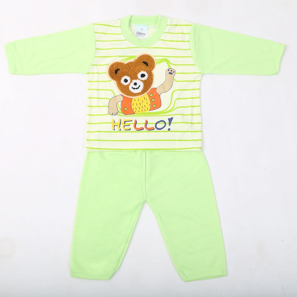 Newborn Boys Full Sleeves Suit - Green, Kids, NB Boys Sets And Suits, Chase Value, Chase Value