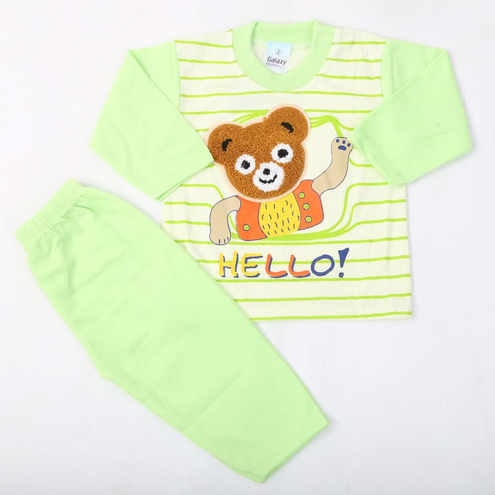 Newborn Boys Full Sleeves Suit - Green, Kids, NB Boys Sets And Suits, Chase Value, Chase Value