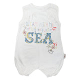 Newborn Girls Half Sleeves Romper - White, Kids, Newborn Girls Rompers, Chase Value, Chase Value