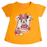 Girls Half Sleeves T-Shirt - Mustard, Kids, Girls T-Shirts, Chase Value, Chase Value