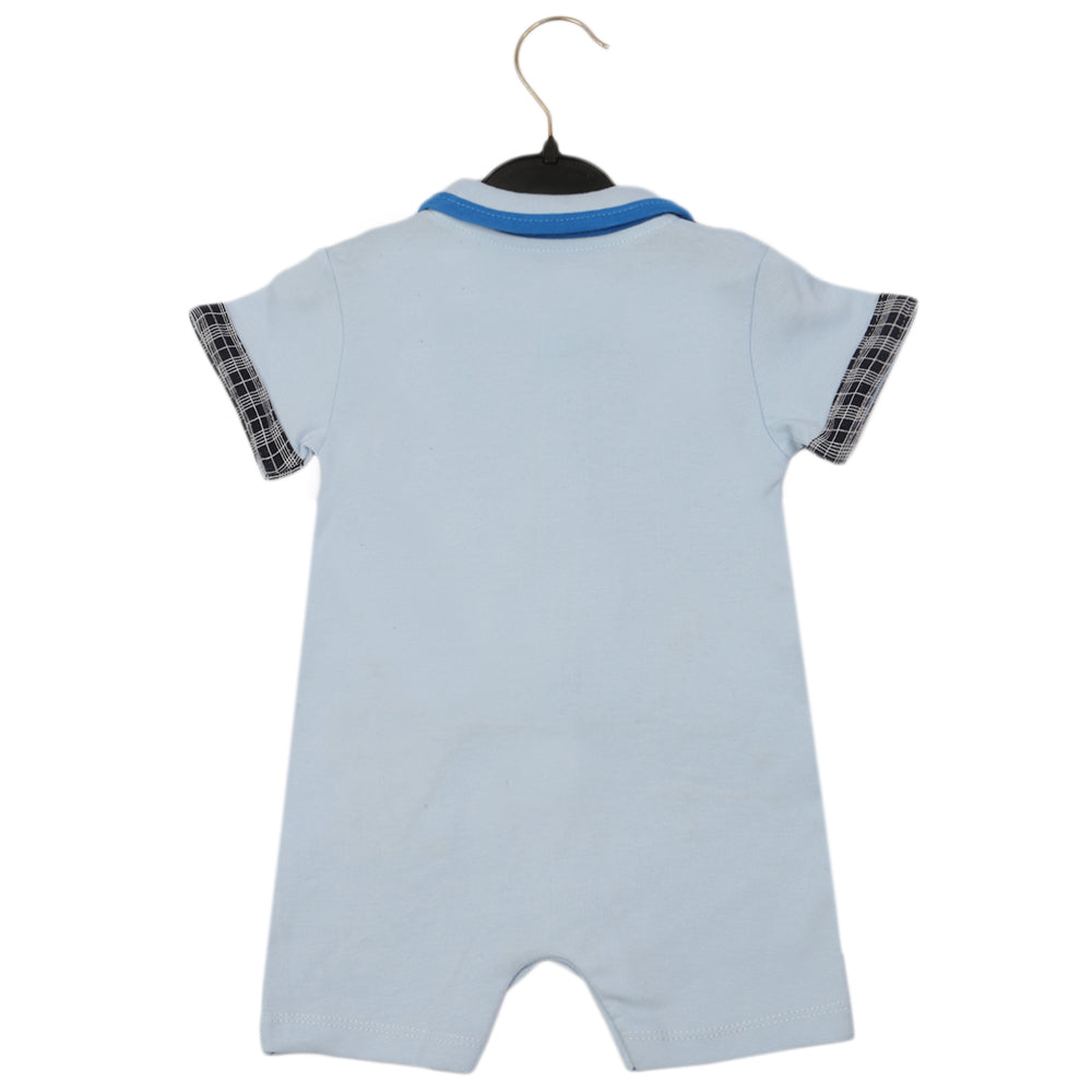 Newborn Boys Romper - Light Blue, Newborn Boys Rompers, Chase Value, Chase Value