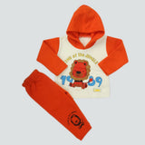 Boys Full Sleeves Polar Suit 8848 - Orange, Kids, Boys Sets And Suits, Chase Value, Chase Value
