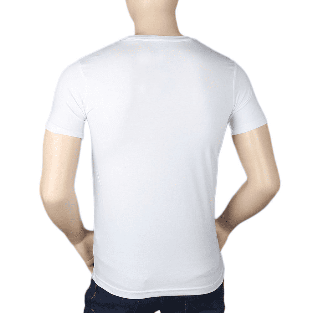 Men's Printed T-Shirt - White - test-store-for-chase-value