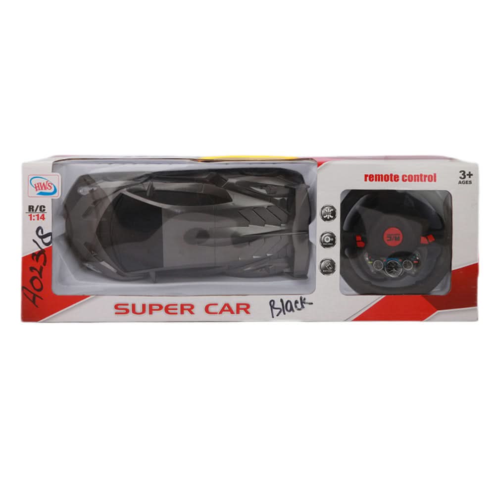 Remote Control Super Car - Black, Kids, Remote Control, Chase Value, Chase Value