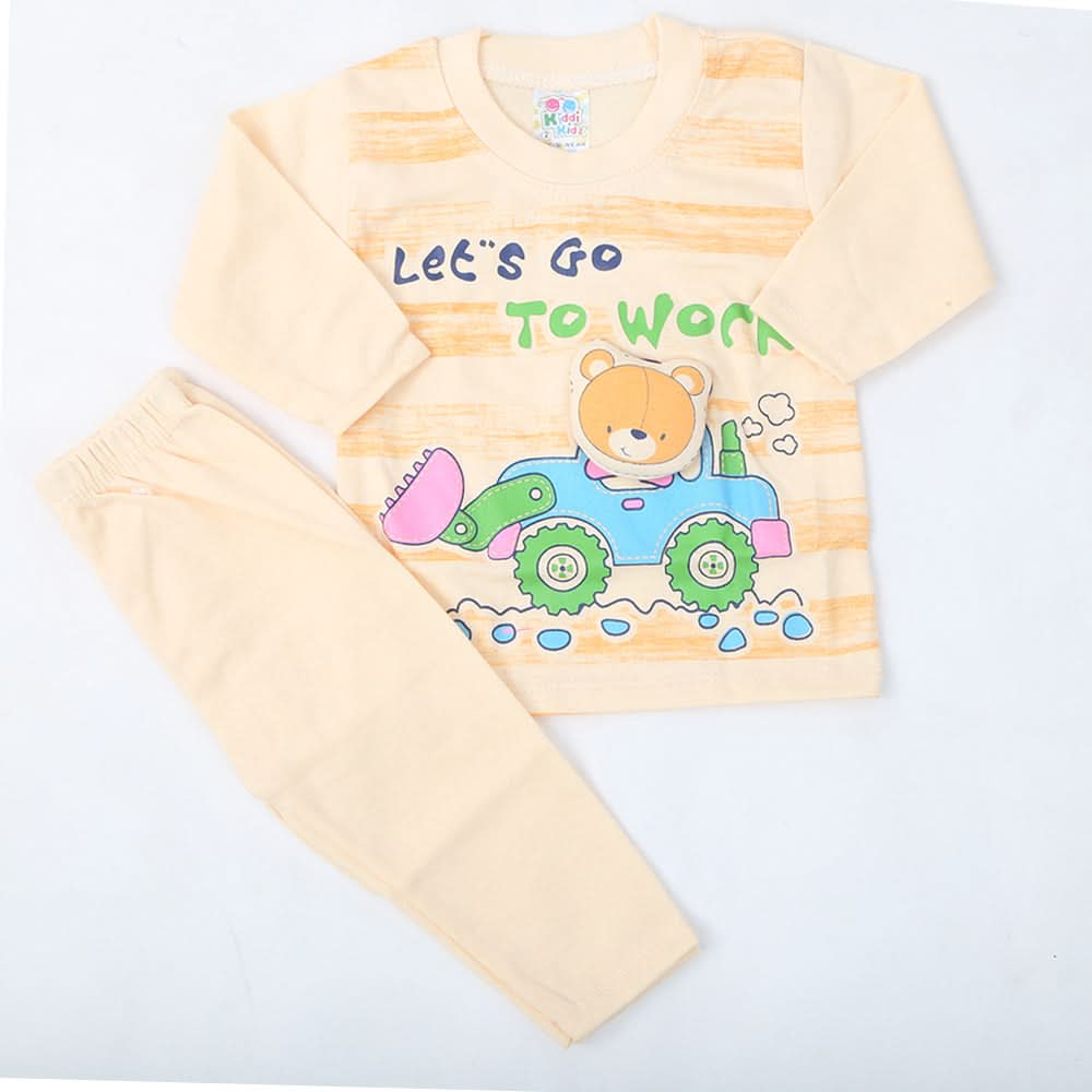 Newborn Boys Full Sleeves Suit - Peach, Kids, NB Boys Sets And Suits, Chase Value, Chase Value