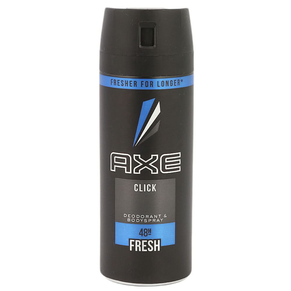 Axe Click Body Spray for Men 150ml, Beauty & Personal Care, Men Body Spray And Mist, Chase Value, Chase Value