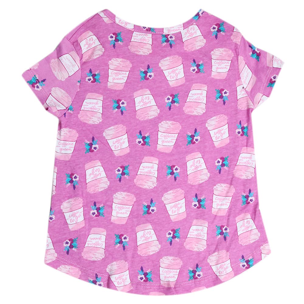 Girls Half Sleeves T-Shirt - Pink, Kids, Girls T-Shirts, Chase Value, Chase Value