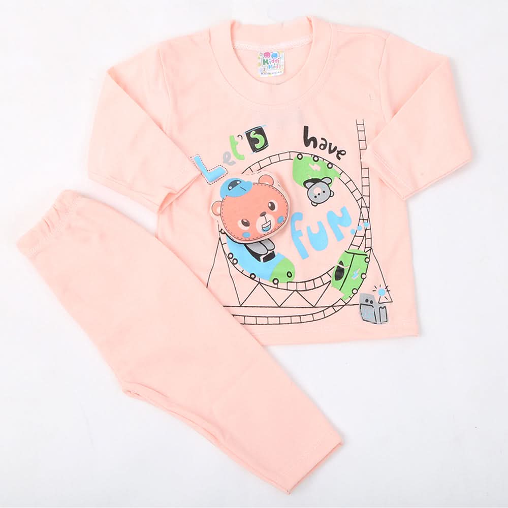 Newborn Boys Full Sleeves Suit - Peach, Kids, NB Boys Sets And Suits, Chase Value, Chase Value