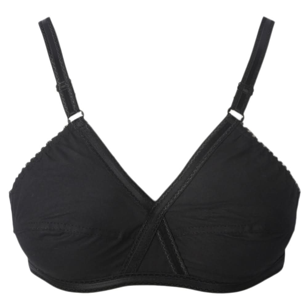 Women's Cotton Bra - Black, Women, Bras, Chase Value, Chase Value