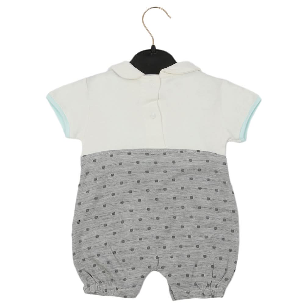 Newborn Girls Romper - Light Grey, Newborn Girls Rompers, Chase Value, Chase Value