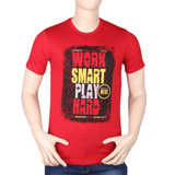 Men's Printed T-Shirt - Red - test-store-for-chase-value