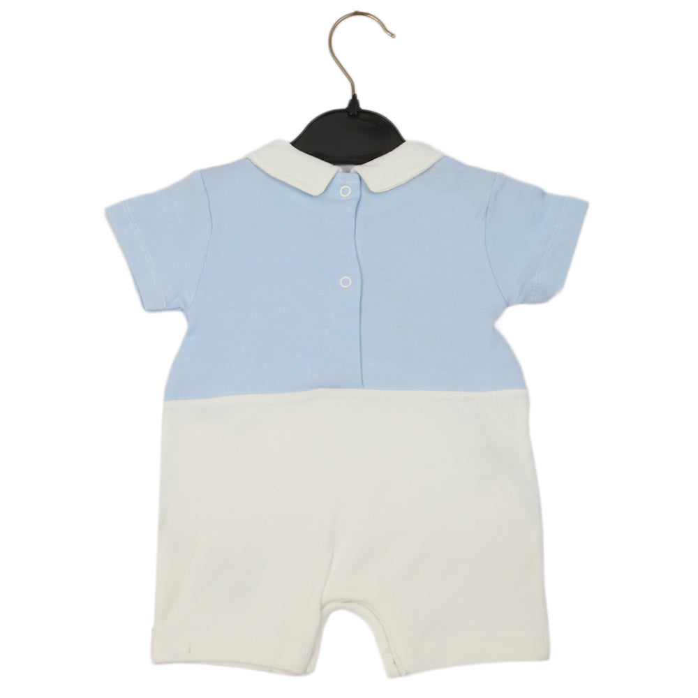 Newborn Boys Romper - Light Blue, Newborn Boys Rompers, Chase Value, Chase Value