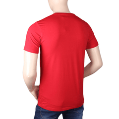 Men's Printed T-Shirt - Red - test-store-for-chase-value