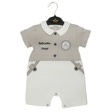 Newborn Boys Romper - Light Grey, Newborn Boys Rompers, Chase Value, Chase Value