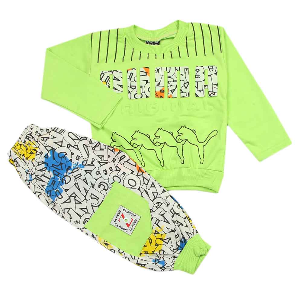 Boys Full Sleeves Suit - Light Green, Boys Sets & Suits, Chase Value, Chase Value